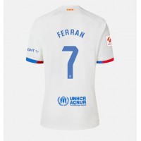 Koszulka piłkarska Barcelona Ferran Torres #7 Strój wyjazdowy dla kobiety 2023-24 tanio Krótki Rękaw